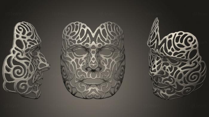 3D model Self Portrait Mask (STL)